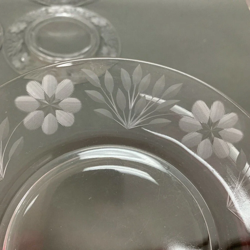 Unbranded etched flowers